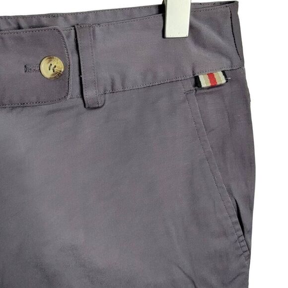 Burberry Women's Pants Size 4 Gray Cotton Trousers Designer Luxury Office - Picture 2 of 8